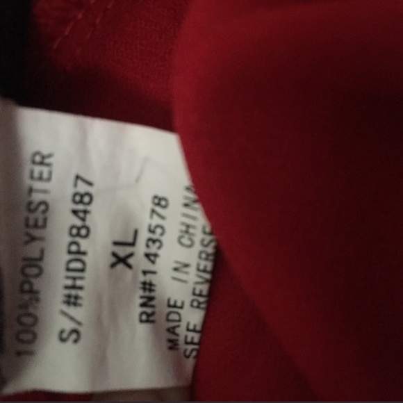 Fashion Nova Red Stripe Magnetic Snap Pants 📦 - Picture 4 of 7